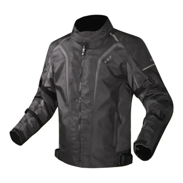 LS2 SEPANG MAN Motorcycle Jacket Dark Black Grey