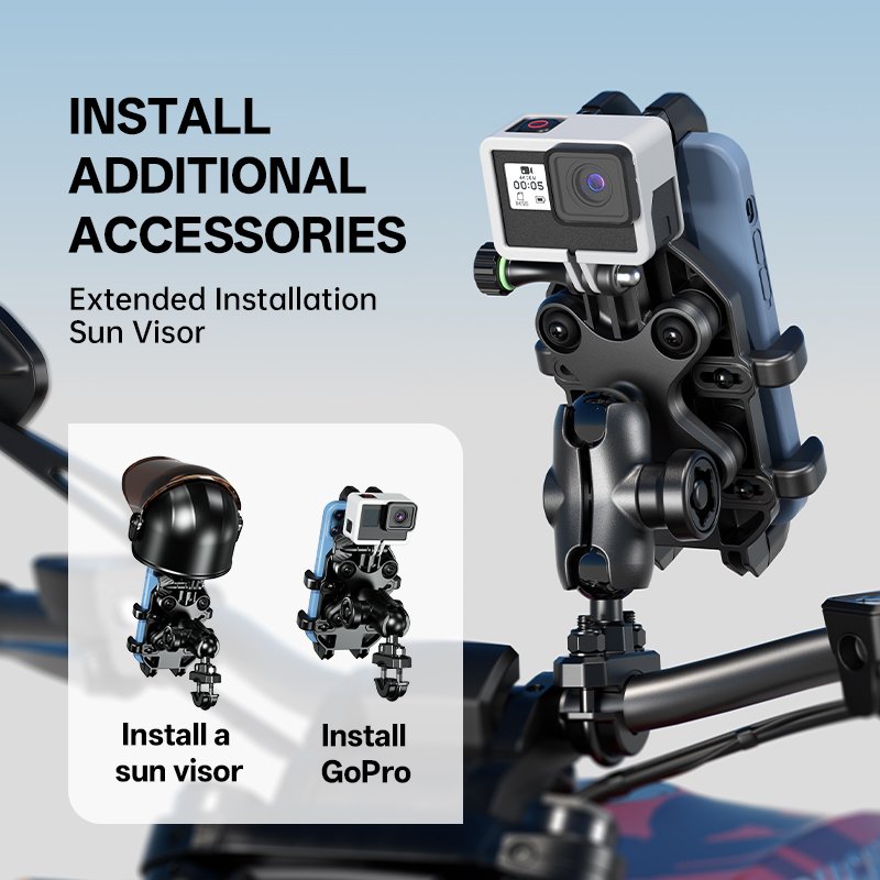 6f30cd133f79259a1f6b80dc124765ea SUPPORT SMARTPHON ET GO PRO ANTIVEBRATION KWG-M26S-1 – Image 1