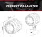 ANTIBRUILLARD MOTOWOLF MDL5006 Premium LED – Image 3